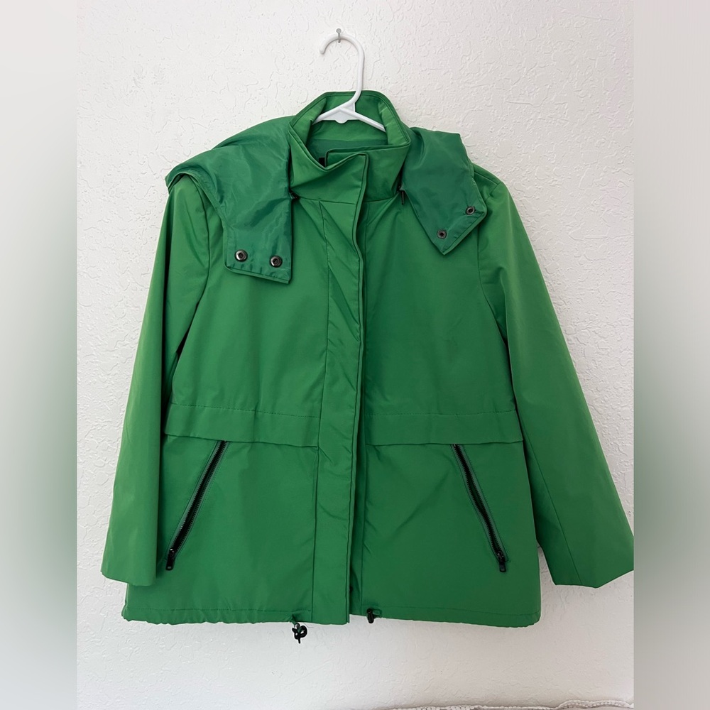 Ann Taylor kelly green lightweight jacket XS